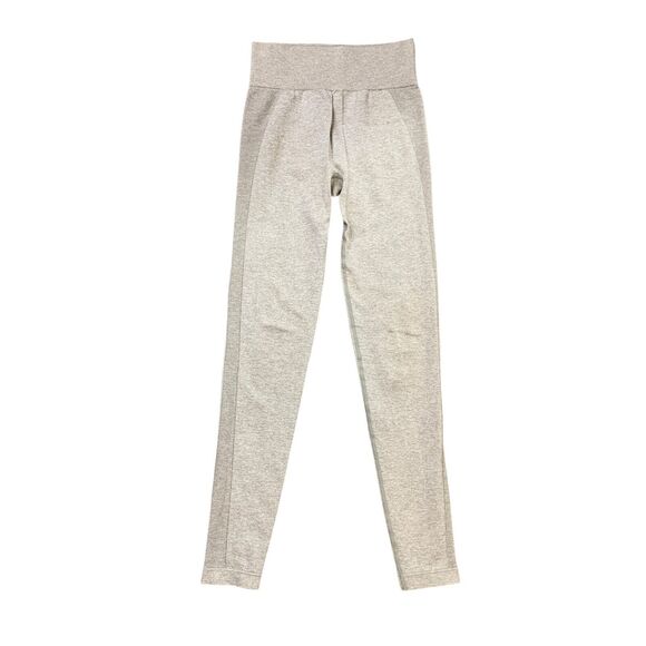 Gymshark Leggings Womens XS Extra Small Gray Astral Mid Rise Wide Waistband Yoga - Picture 1 of 9